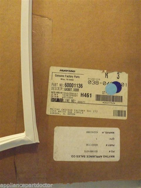 MAYTAG/JENN AIR ICE MAKER 60001136 Gasket, Door NEW IN BOX