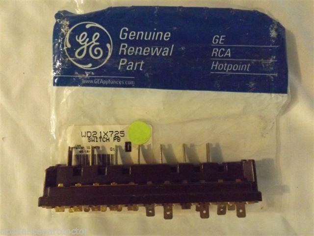 GE DISHWASHER WD21X725  PUSH BUTTON SWITCH      NEW IN BOX