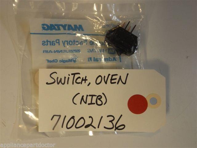 Maytag Magic Chef Gas Stove  71002136  Switch, Oven  NEW IN BOX