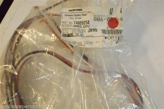 Maytag Jenn Air stove 74009258 Harness, Main  NEW IN BOX