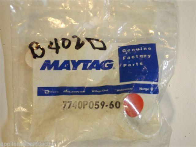 Maytag Jenn Air Gas Stove  7740P059-60  Bezel, Knob (wht)   NEW IN BOX