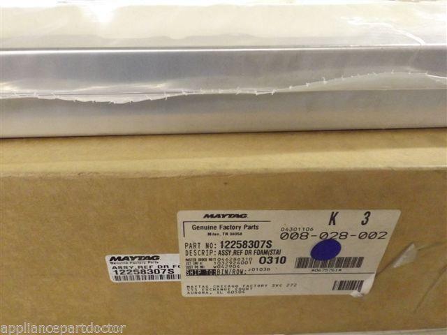 Matag Amana Refrigerator  12258307S  Assy,ref Dr Foam stainless Ste   NEW IN BOX