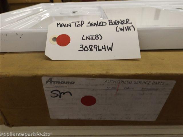Maytag Amana Stove 308964W Maintop, Sealed Burner (white)   NEW IN BOX