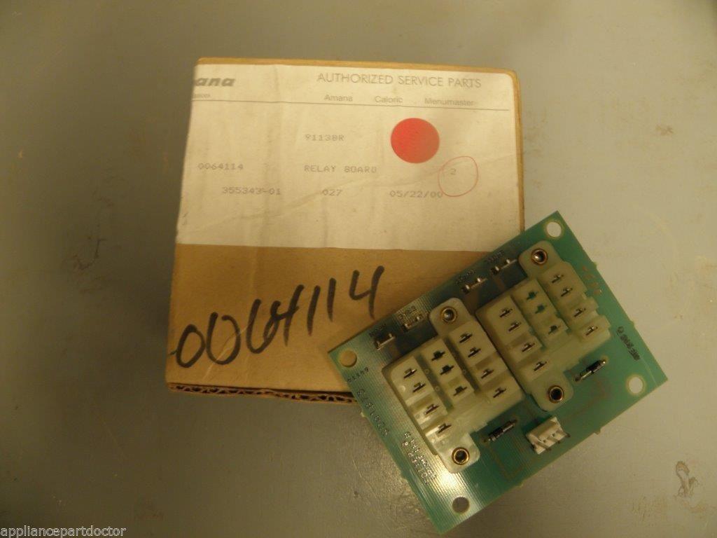 Amana Maytag Whirlpool Stove Relay Board  0064114  NEW IN BOX