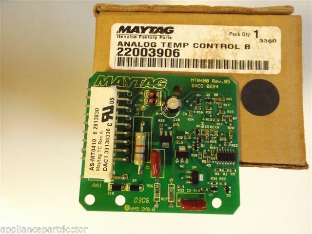 Maytag Washer  22003906  Analog Temp Control Board  NEW IN BOX