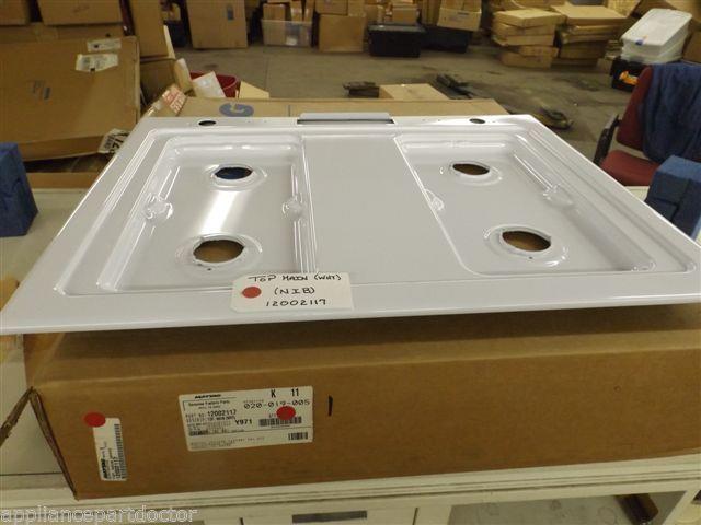 Maytag Stove 12002117 Top, Main (wht)  NEW IN BOX