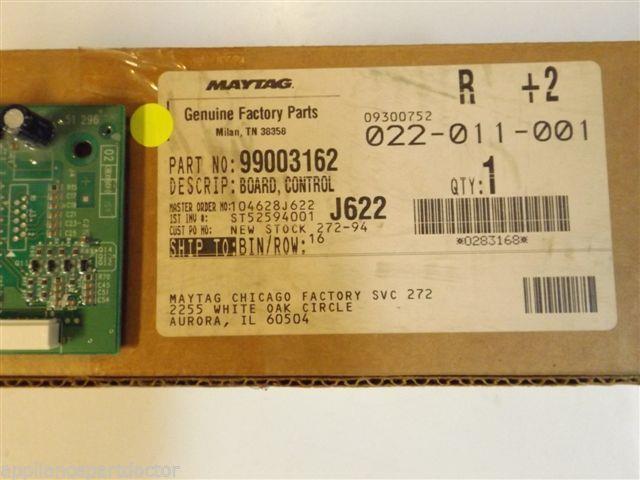 Maytag Dishwasher 99003162 Control Board  NEW IN BOX