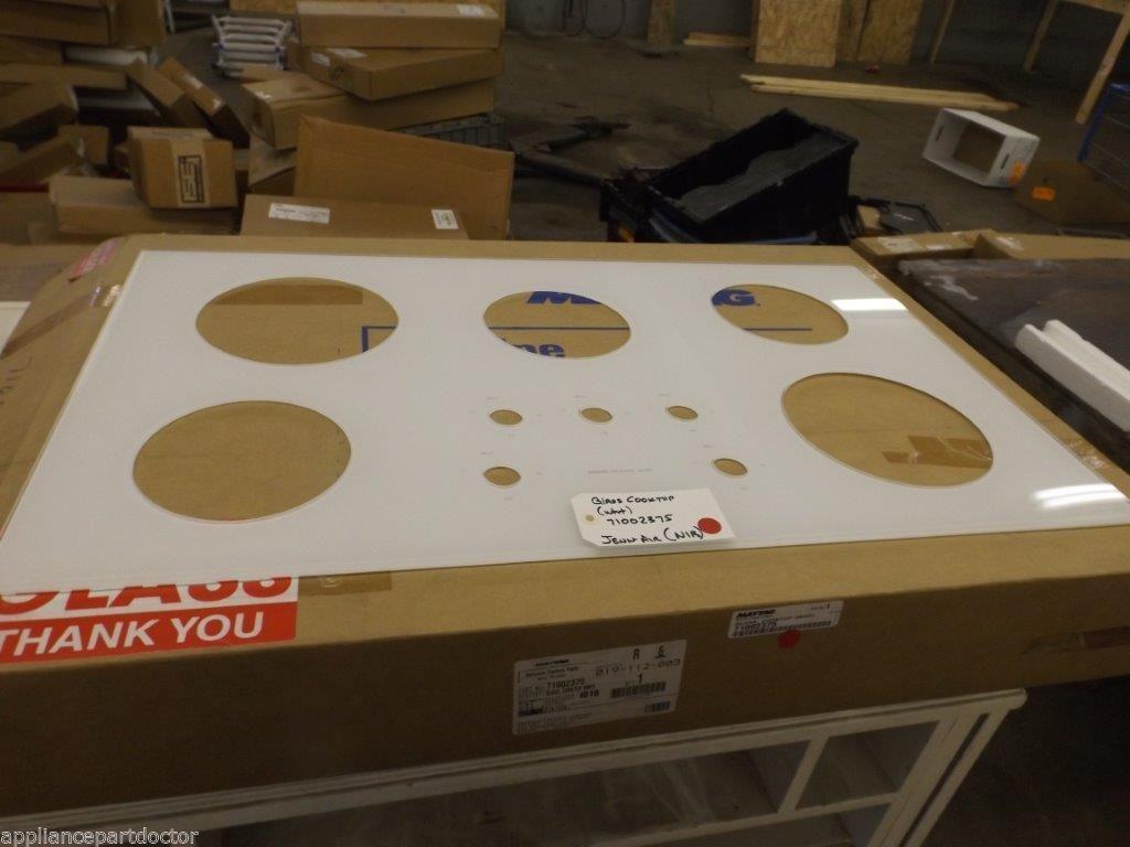 Jenn Air Stove 71002375 Glass Cooktop (wht)  NEW IN BOX