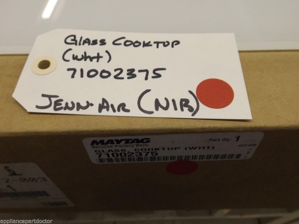 Jenn Air Stove 71002375 Glass Cooktop (wht)  NEW IN BOX