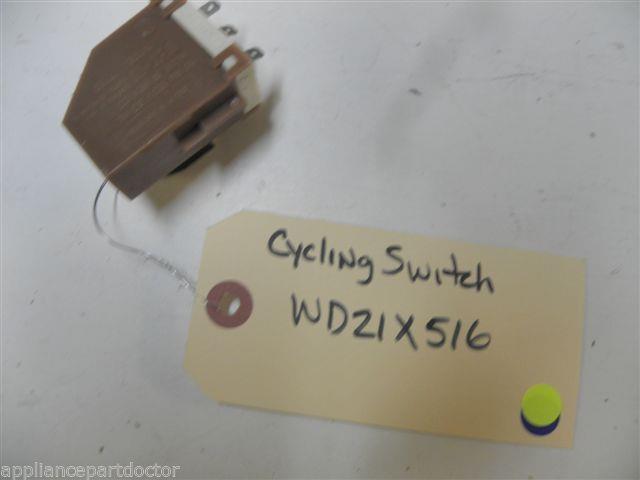 GE DISHWASHER WD21X516 CYCLING SWITCH USED PART ASSEMBLY
