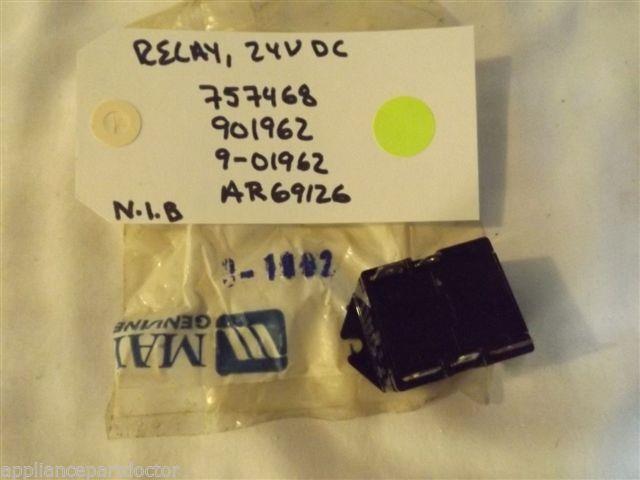 JENN AIR DISHWASHER 901962 757468  9-01962 AR69126 Relay 24v Dc NEW IN BAG