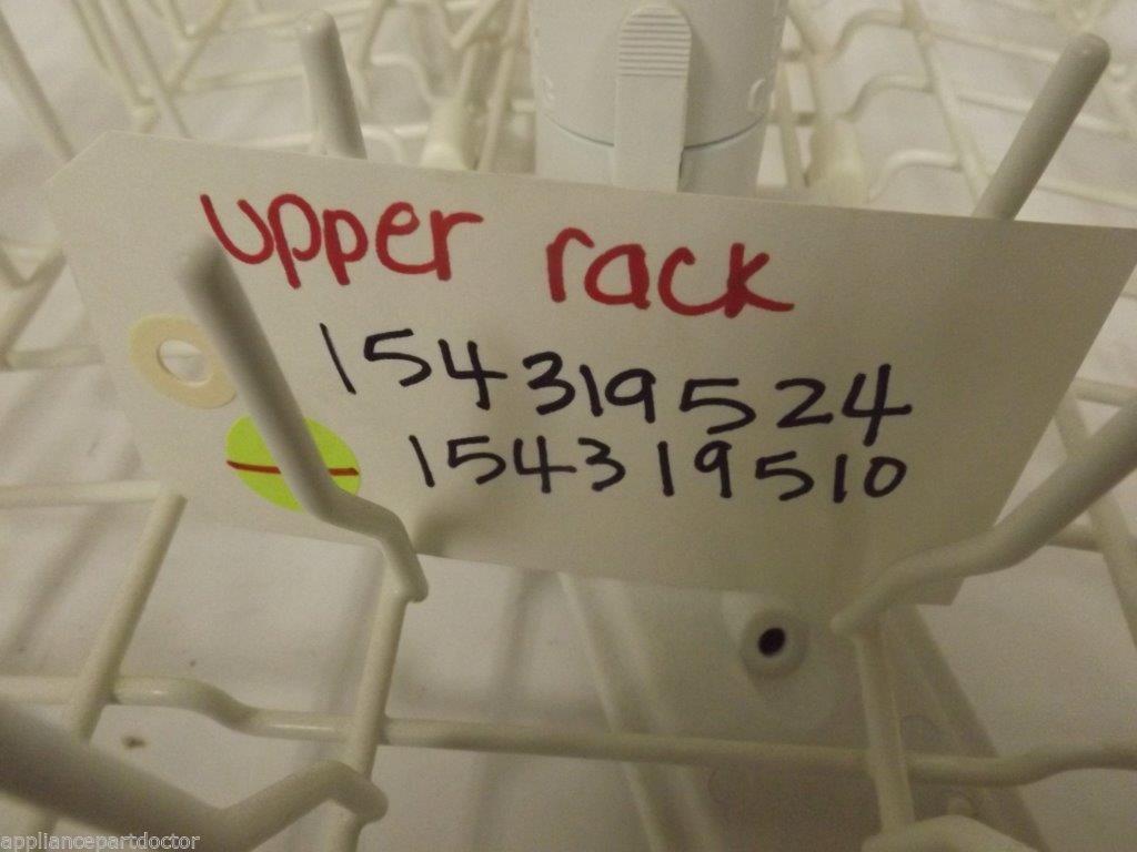 FRIGIDAIRE DISHWASHER 154319524 154319510 UPPER RACK USED