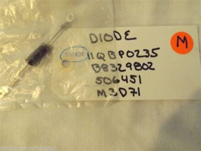 AMANA MICROWAVE 11QBP0235 B8329802 506451 M3D71 Diode/w #8 ring NEW IN BAG