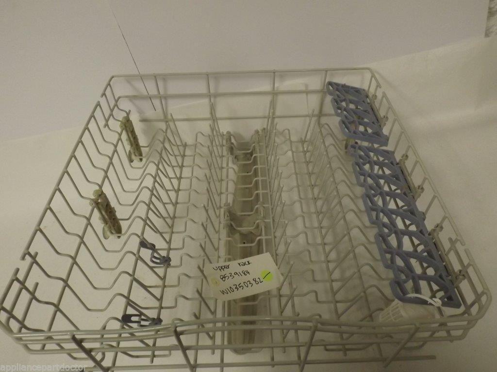 KENMORE DISHWASHER 8539184 W10350382 UPPER RACK  USED