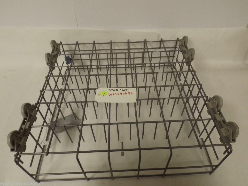 WHIRLPOOL DISHWASHER W10380384 LOWER RACK USED
