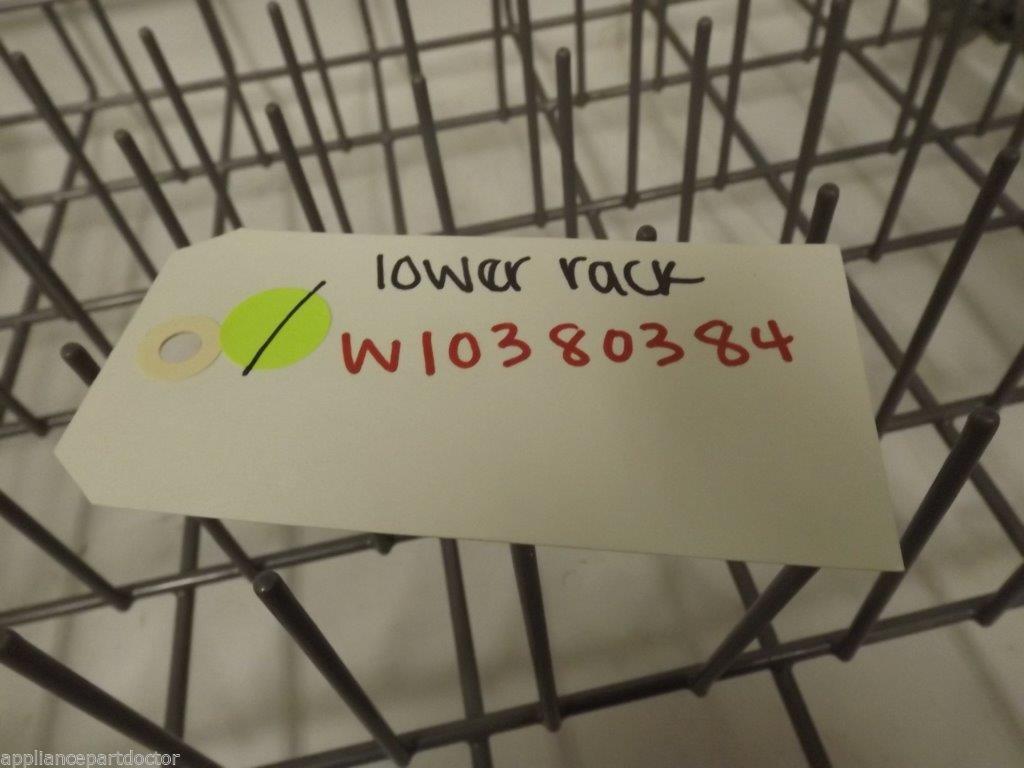 WHIRLPOOL DISHWASHER W10380384 LOWER RACK USED