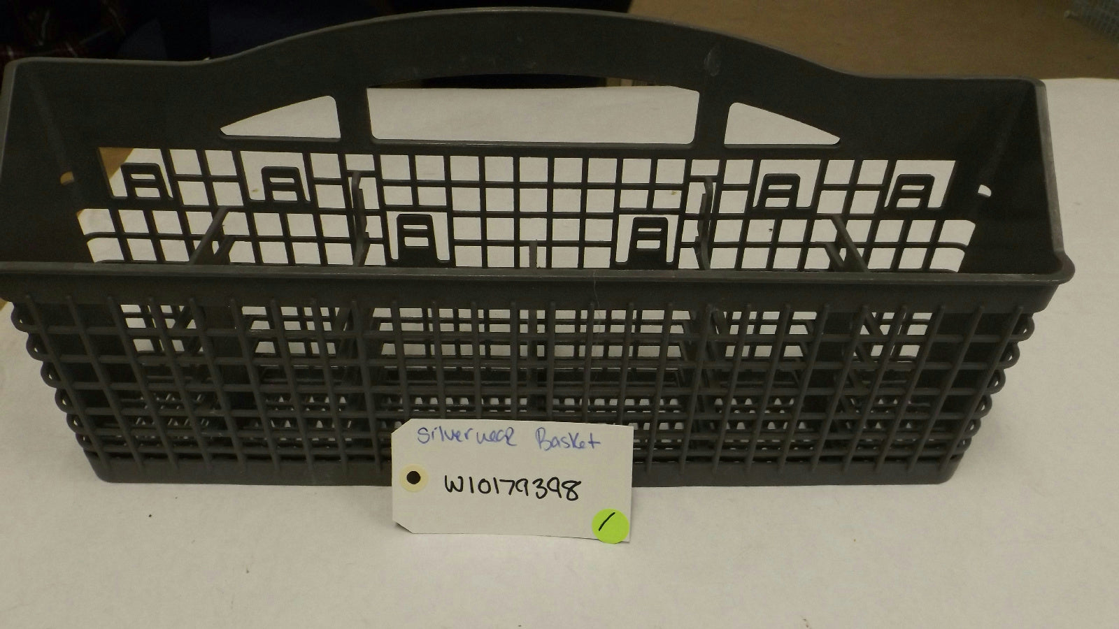 MAYTAG WHIRLPOOL DISHWASHER W10179398 SILVERWARE BASKET USED