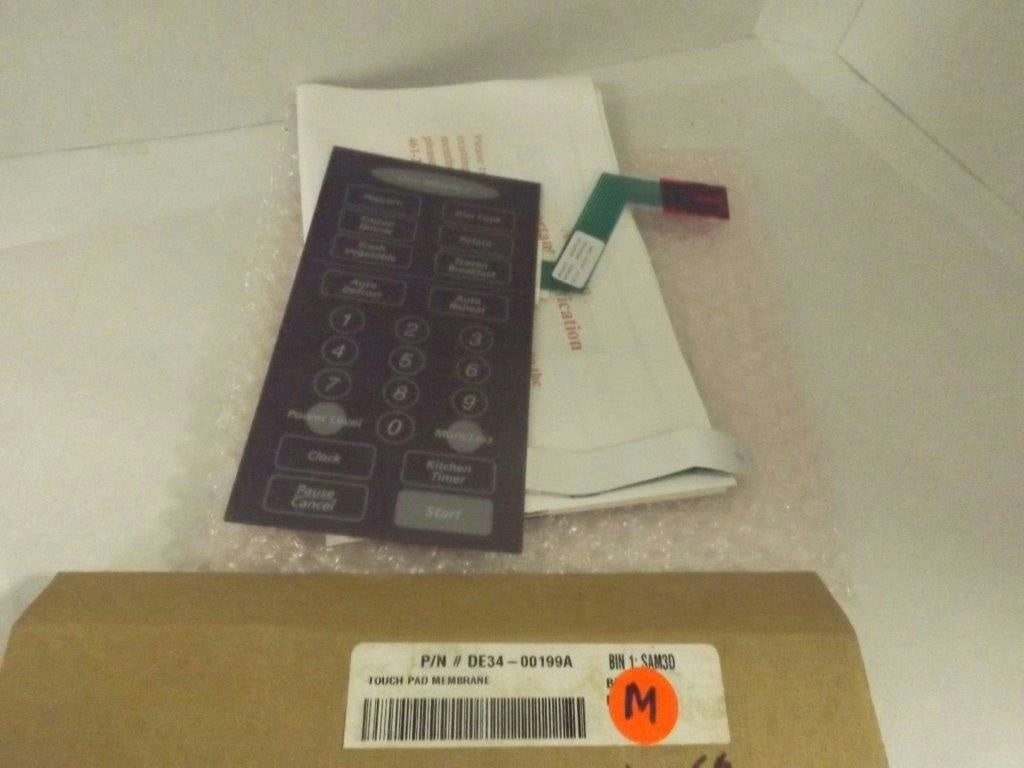 SAMSUNG MAYTAG MICROWAVE DE34-00199A TOUCH PAD MEMBRANE NEW
