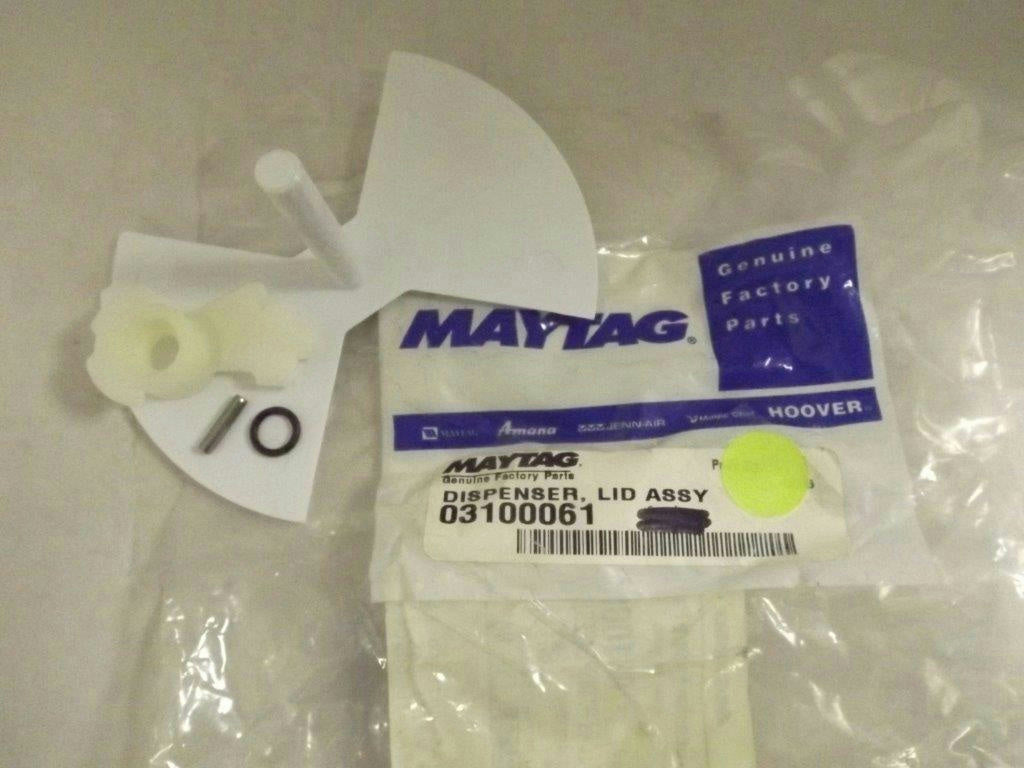 MAYTAG WHIRLPOOL DISHWASHER 03100061 DISPENSER LID NEW10