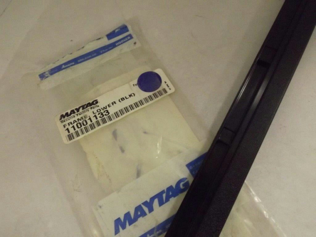 MAYTAG SKYBOX  REFRIGERATOR PERSONAL VENDING 11001133 LOWER FRAME (BLK) NEW