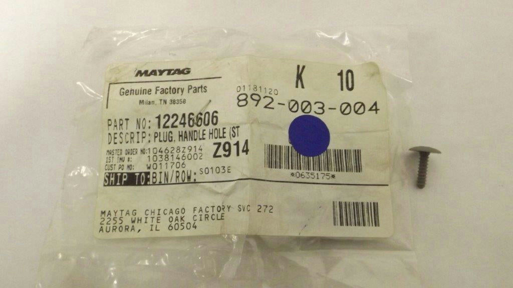 MAYTAG WHIRLPOOL REFIGERATOR 12246606 12246610 PLUG NEW