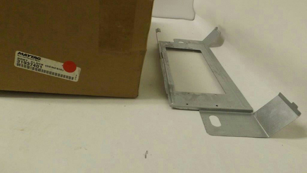 MAYTAG WHIRLPOOL  OVEN 31937401 BRKT CLOCK NEW