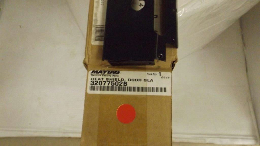 MAYTAG WHIRLPOOL STOVE 32077502B HEAT SHIELD DOOR NEW
