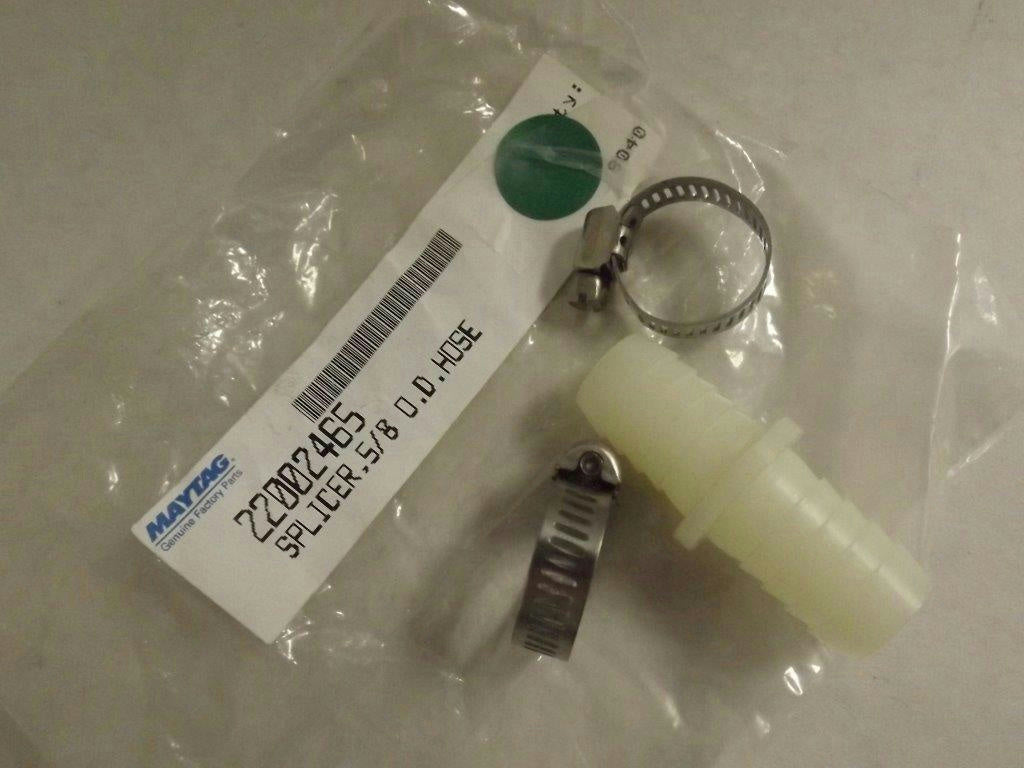 MAYTAG WHIRLPOOL DRYER 22002465 SPLICER, 5/8 O.D. HOSE NEW