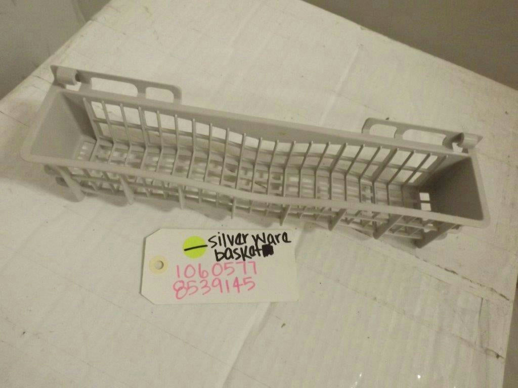 WHIRLPOOL DISHWASHER 1060577 8539145 SILVERWARE BASKET USED