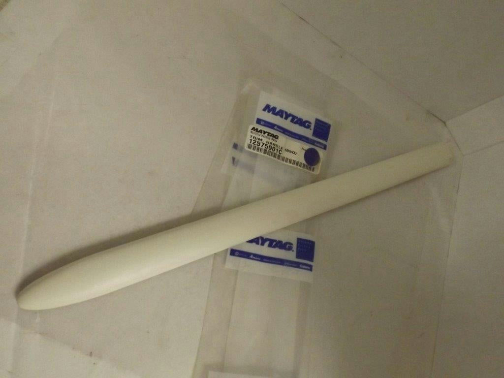 MAYTAG WHIRLPOOL REFRIGERATOR 12575901C BSQ HANDLE TRIM NEW