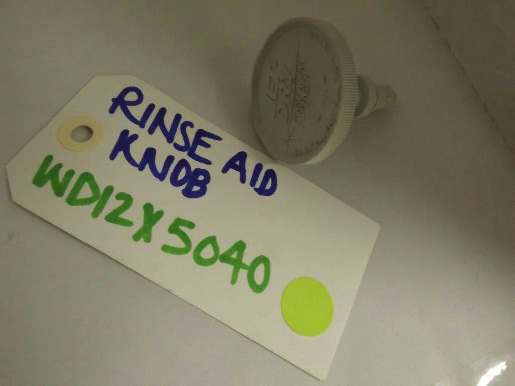 GENERAL ELECTRIC DISHWASHER WD12X5040 RINSE AID CAP USED