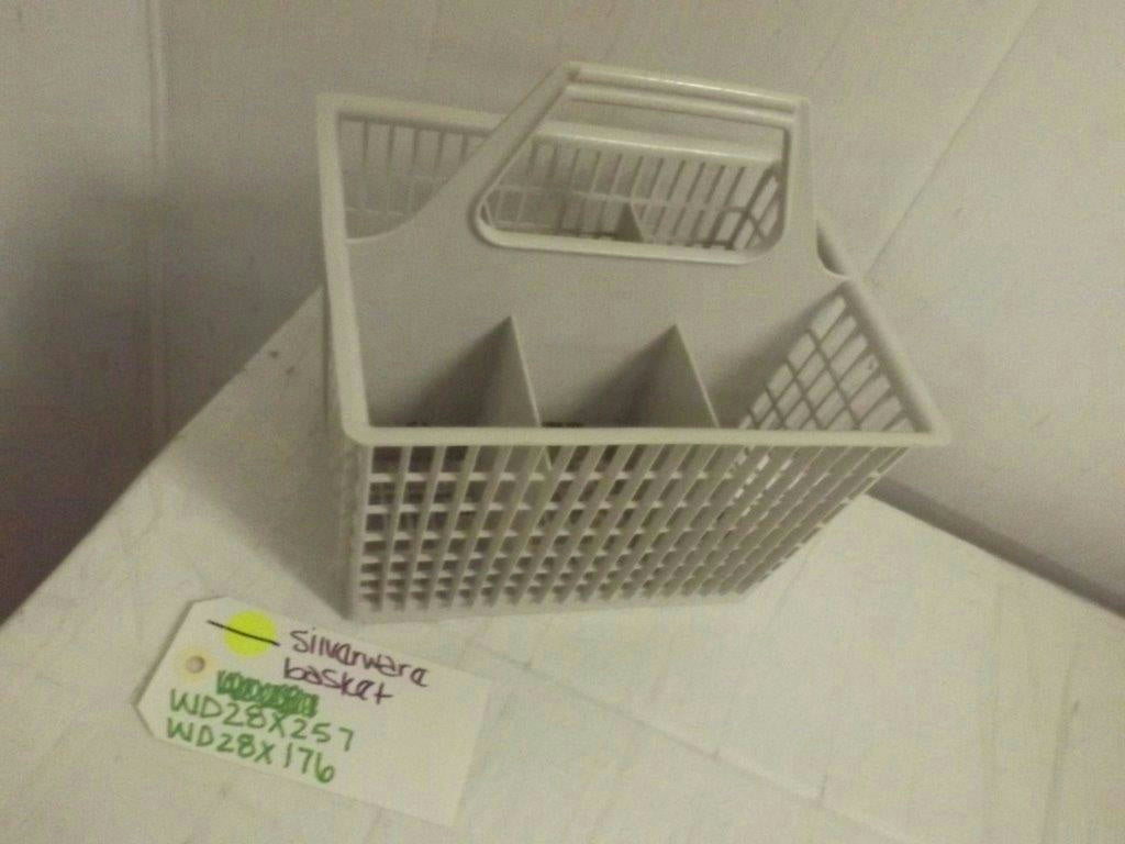 GENERAL ELECTRIC DISHWASHER WD28X257 WD28X176 SILVERWARE BASKET USED