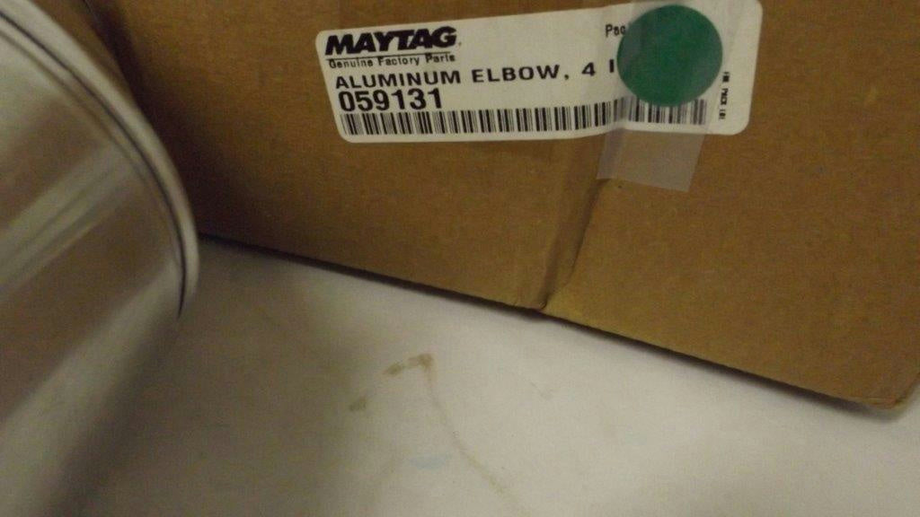 MAYTAG WHIRLPOOL DRYER  059331 279701 ALUMINUM ELBOW NEW