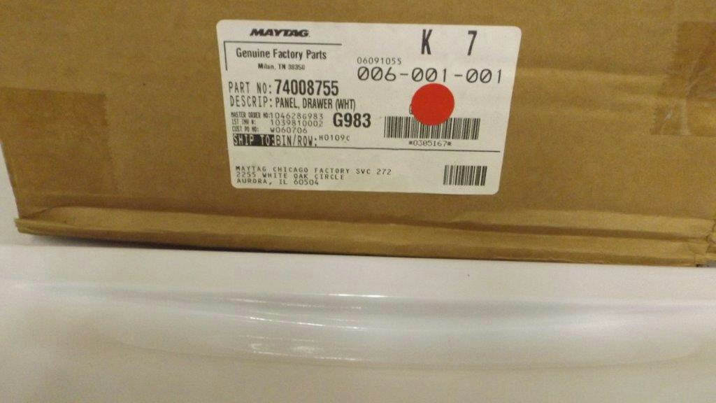 MAYTAG WHIRLPOOL OVEN 74008755 DRAWER PANEL NEW