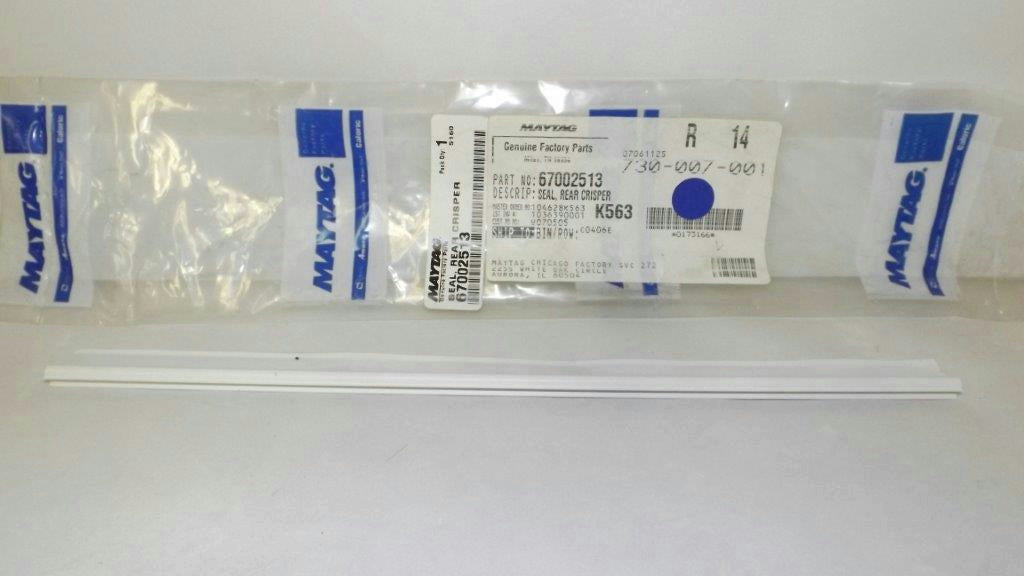 MAYTAG WHIRLPOOL REFRIGERATOR 67002513 REAR CRISPER SEAL NEW