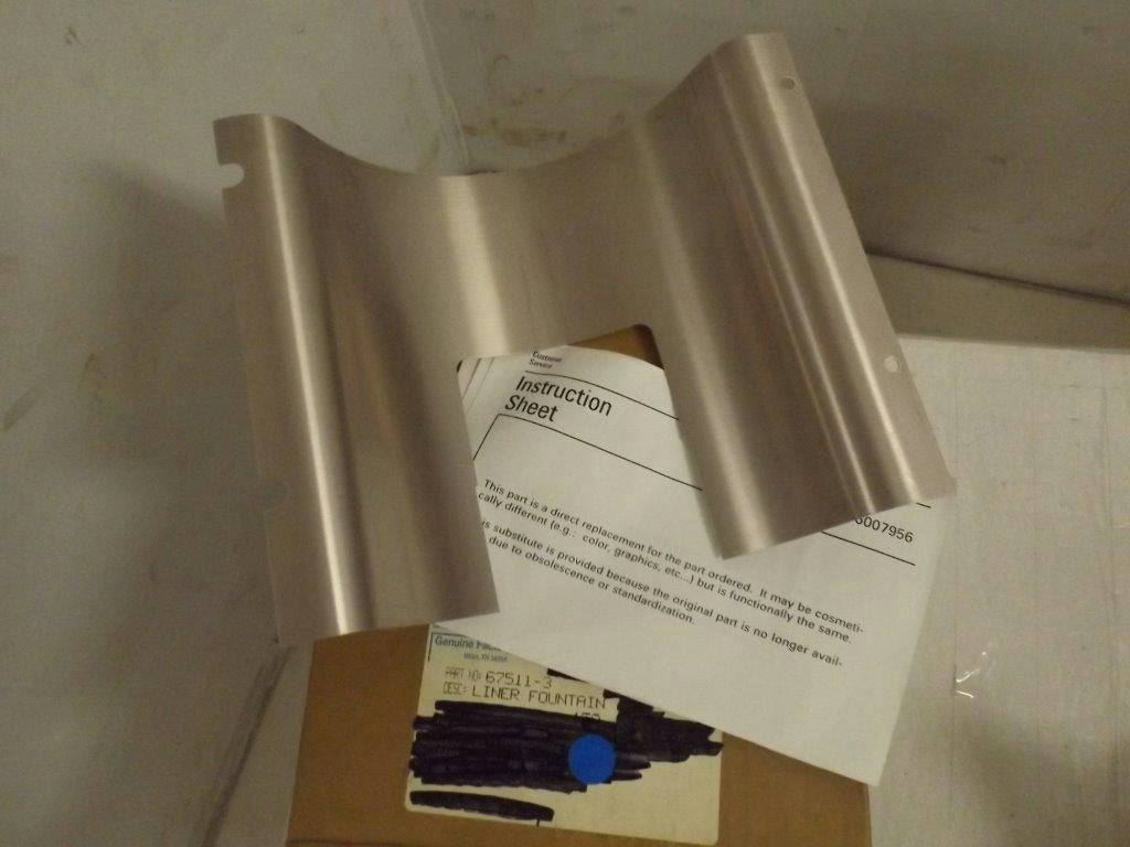 MAYTAG WHIRLPOOL REFRIGERATOR 67511-3 LINER FOUNTAIN NEW