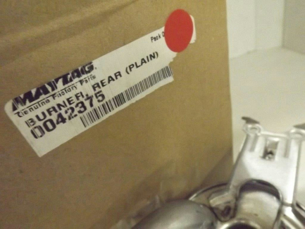 MAYTAG WHIRLPOOL STOVE 0042375 REAR BURNER (PLAIN) NEW