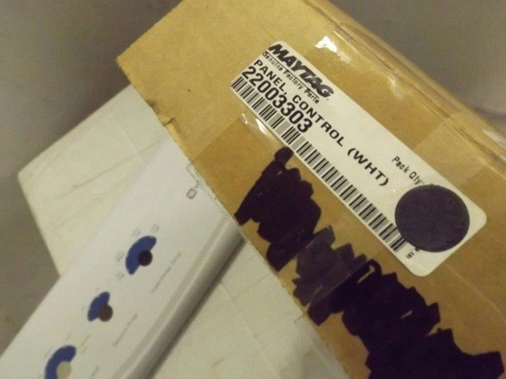 MAYTAG WHIRLPOOL WASHER 22003303 CONTROL PANEL (WHITE) NEW
