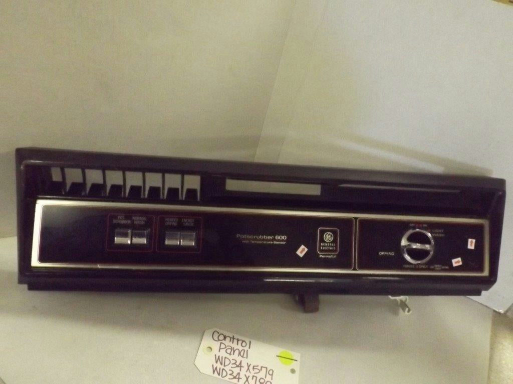 GENERAL ELECTRIC DISHWASHER WD34X579 WD34X789 CONTROL PANEL SOME SCRATCHES USED