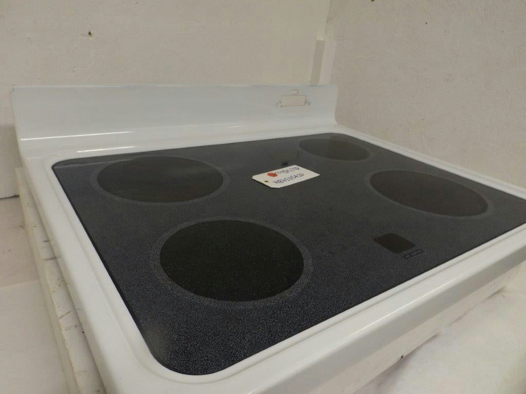 GENERAL ELECTRIC STOVE WB62X5420 MAIN, TOP USED