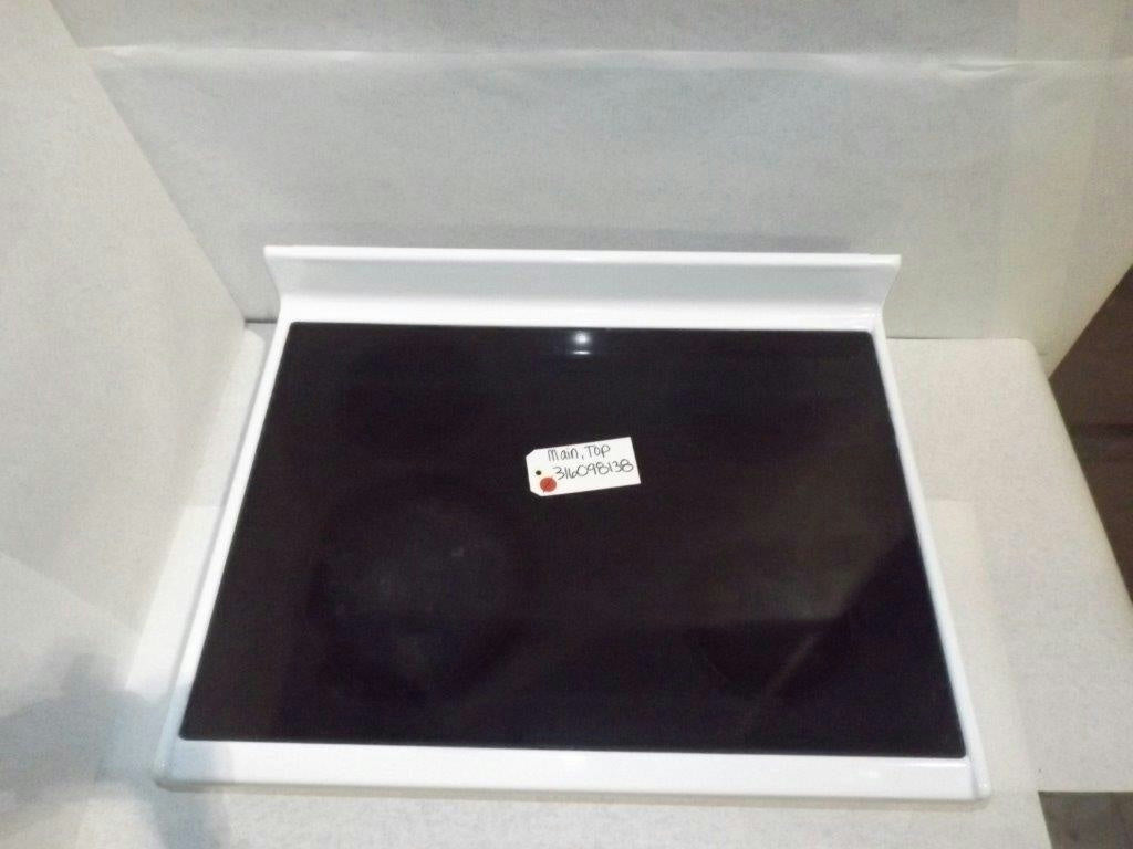 FRIGIDAIRE STOVE 316098138 MAIN, TOP USED