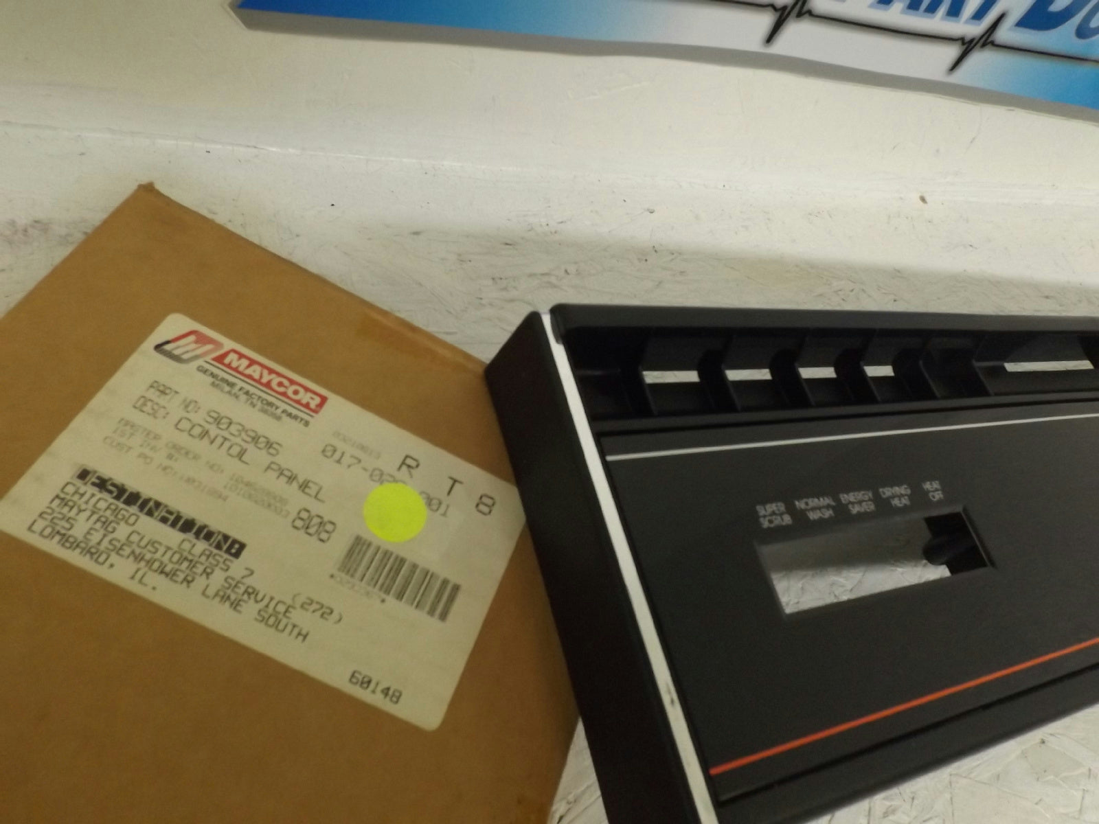 MAYTAG WHIRLPOOL DISHWASHER 903906 CONTROL PANEL NEW