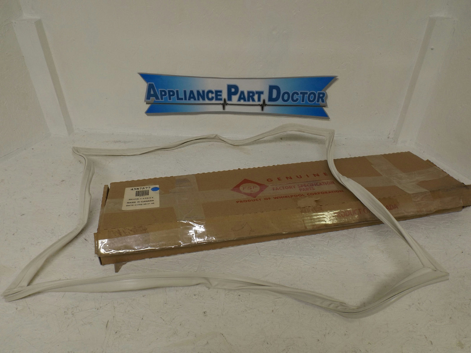 MAYTAG WHIRLPOOL REFRIGERATOR 4387577 FREEZER DOOR GASKET NEW