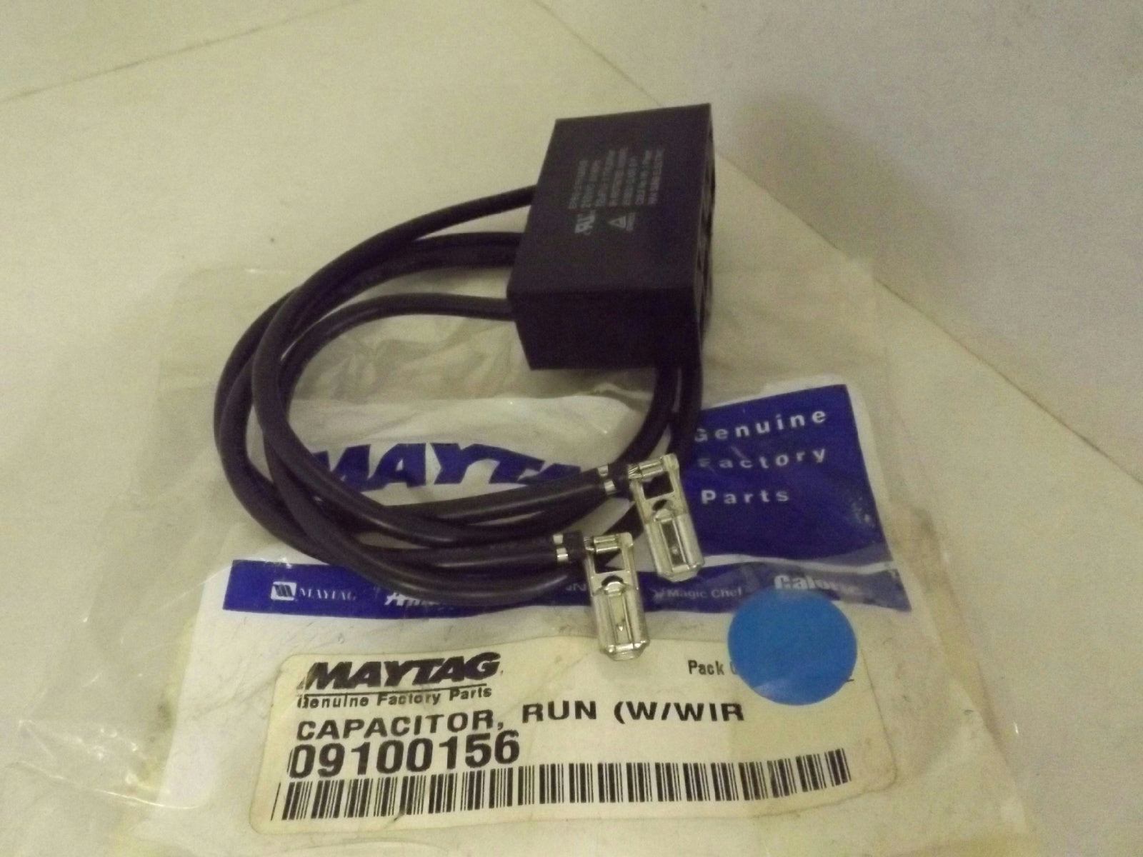 MAYTAG WHIRLPOOL REFRIGERATOR 09100156 RUN CAPACITOR NEW