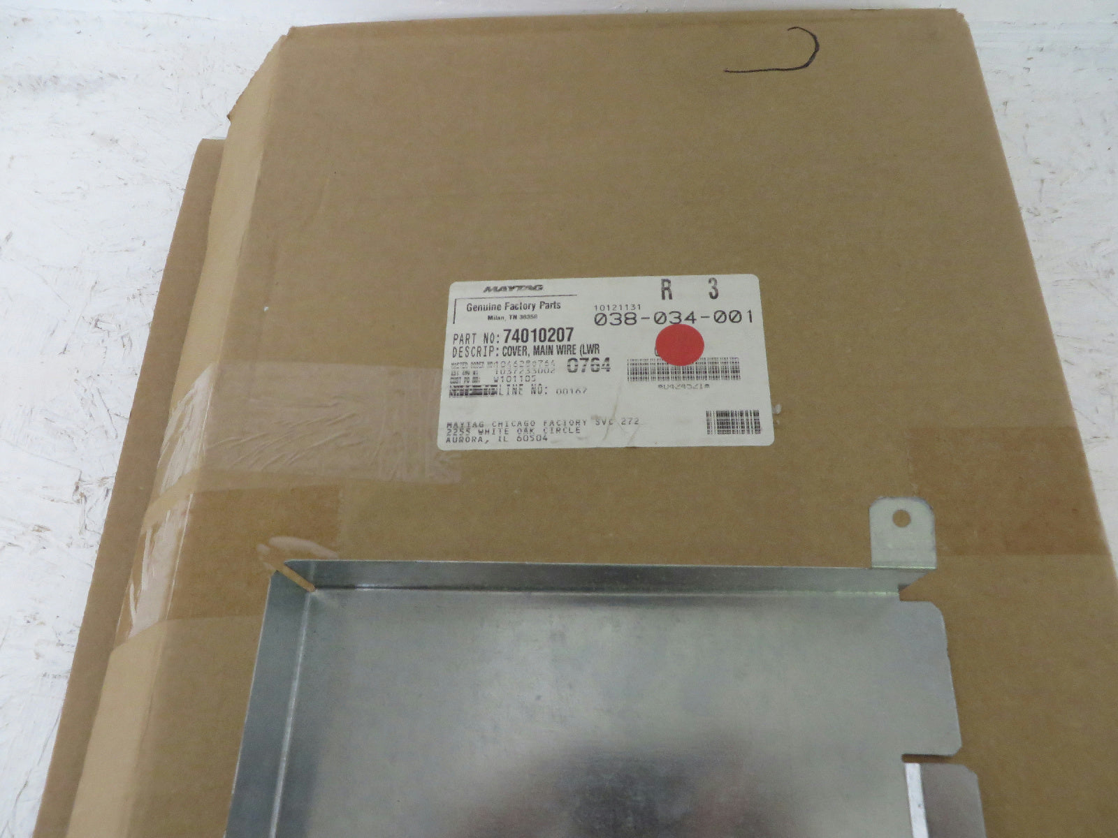 MAYTAG WHIRLPOOL STOVE 74010207 MAIN WIRE COVER NEW