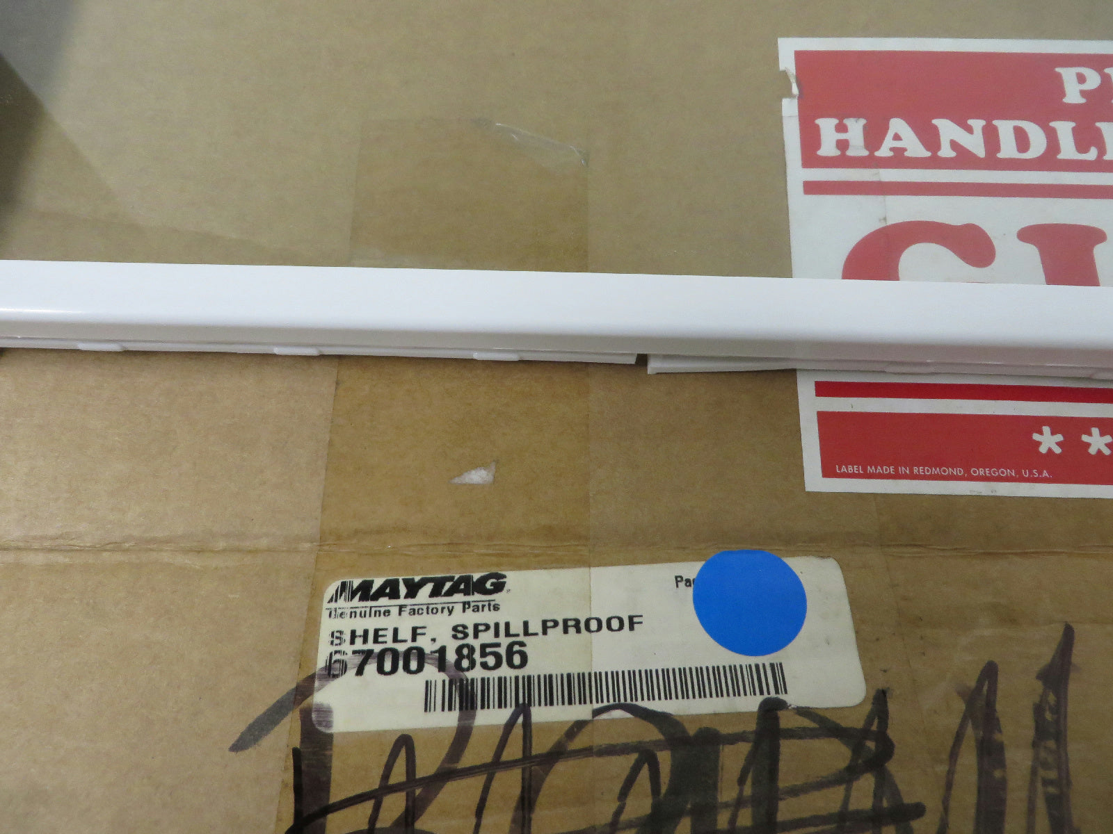 MAYTAG WHIRLPOOL REFRIGERATOR 67001856 SPILLPROOF SHELF NEW