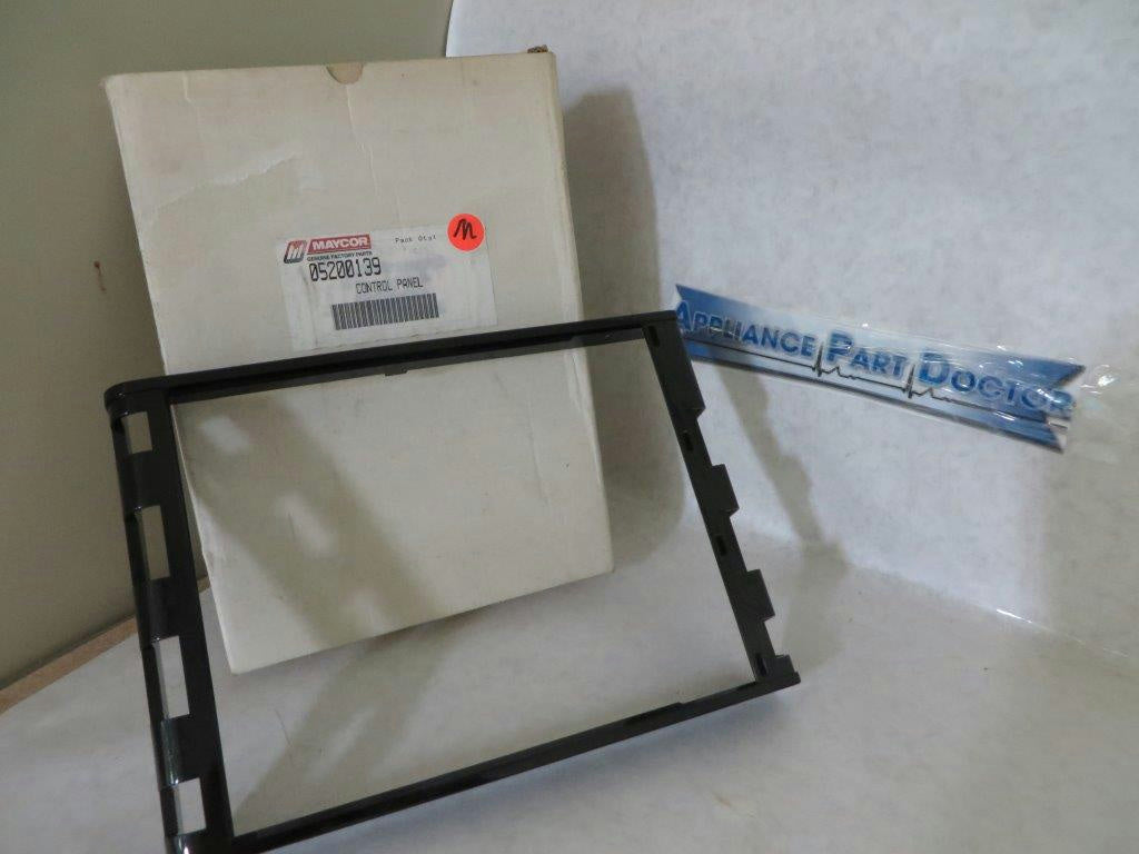 JENN-AIR WHIRLPOOL MICROWAVE 05200139 CONTROL PANEL BEZEL BLK NEW