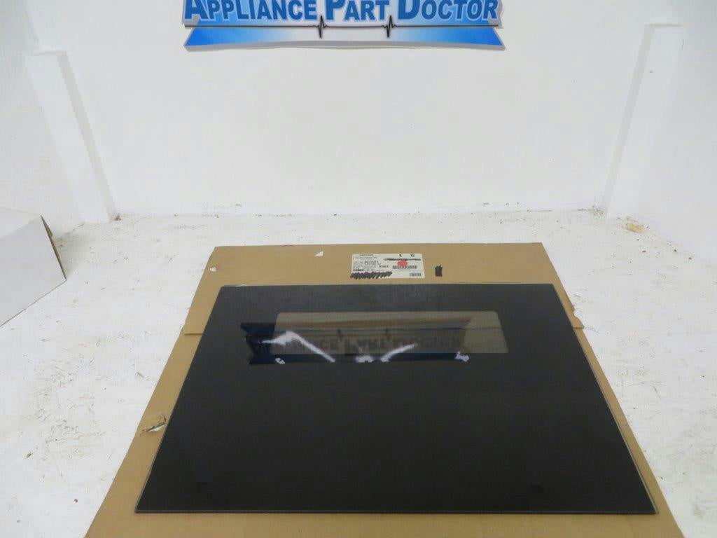 MAYTAG WHIRLPOOL STOVE 0072971 OUTER GLASS PANEL (BLK) NEW
