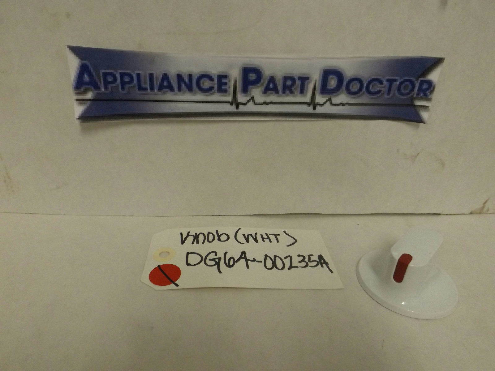 SAMSUNG STOVE DG64-00235A KNOB (WHT) USED