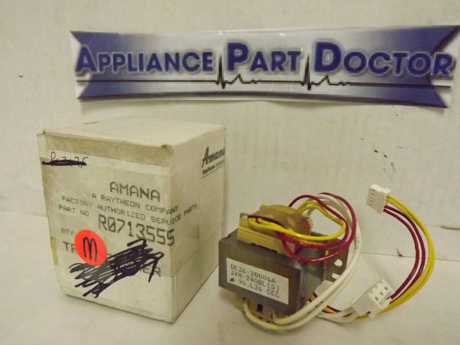 MAYTAG WHIRLPOOL AMANA MICROWAVE R0713555 TRANSFORMER NEW